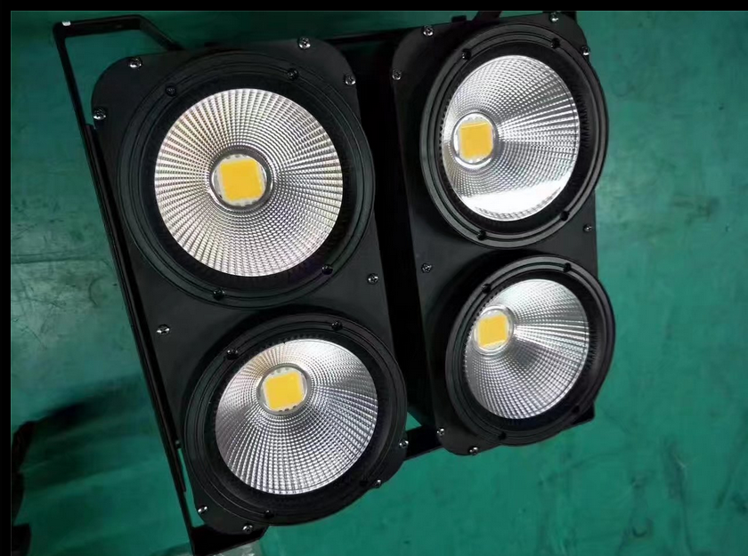舞臺燈光 LED 四眼觀眾燈COB面光燈適用于哪些場所？效果圖