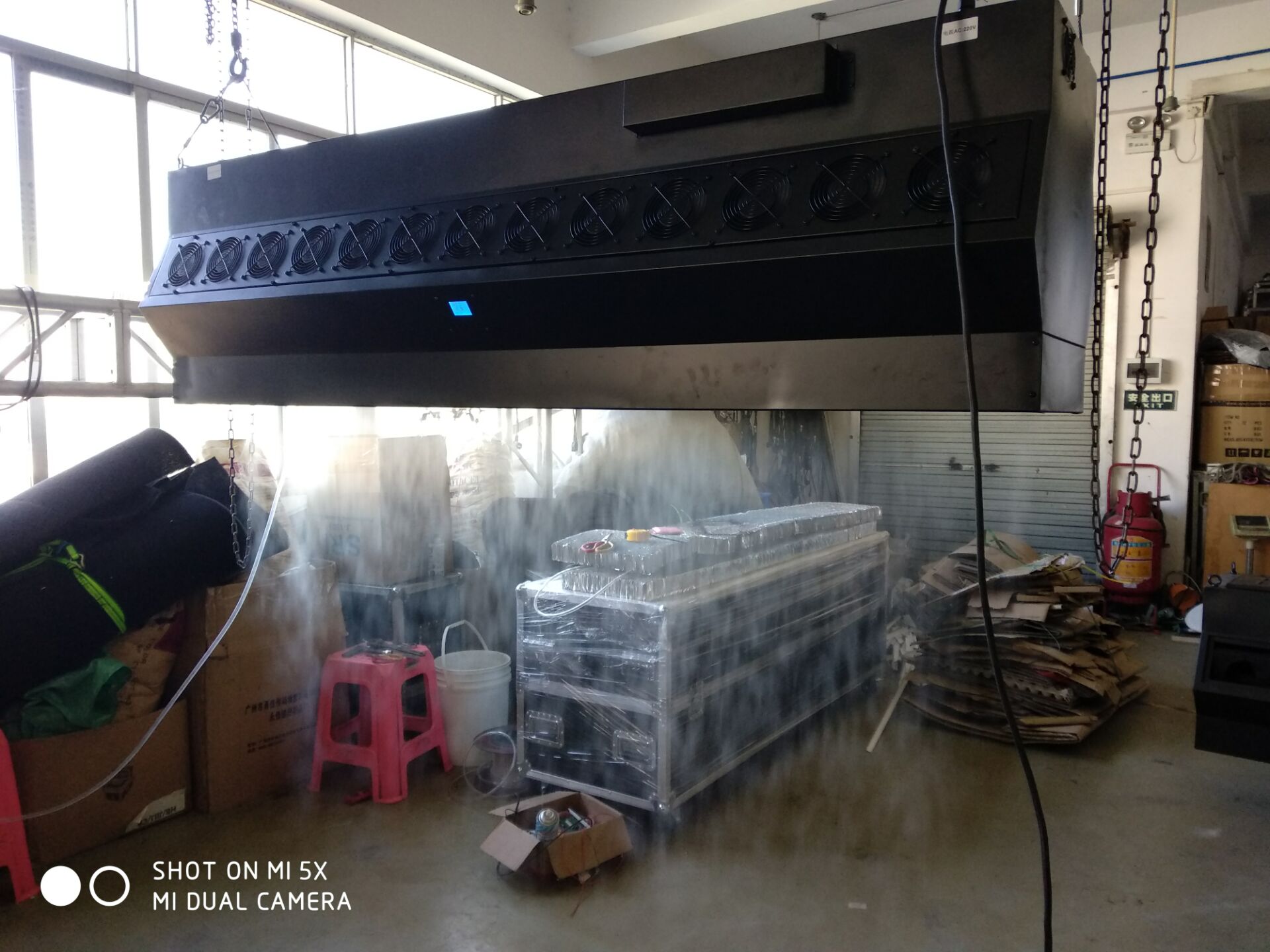 投影3D成像霧屏、霧幕租賃效果圖