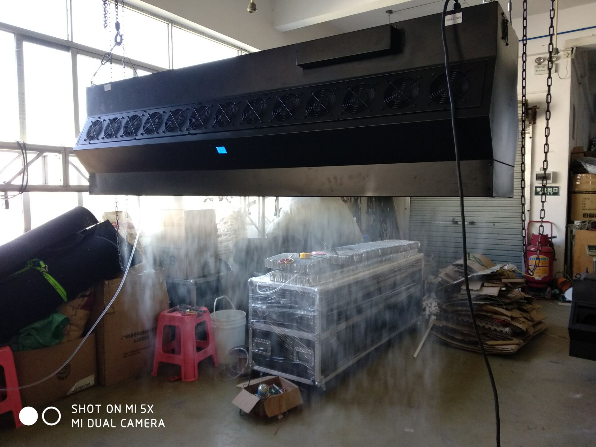 投影3D成像霧屏、霧幕租賃效果圖