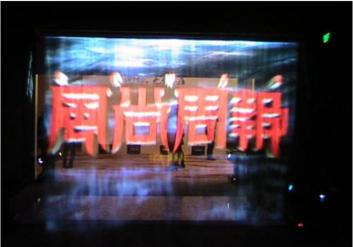 霧幕機/水霧簾/霧屏投影形成過程簡介效果圖